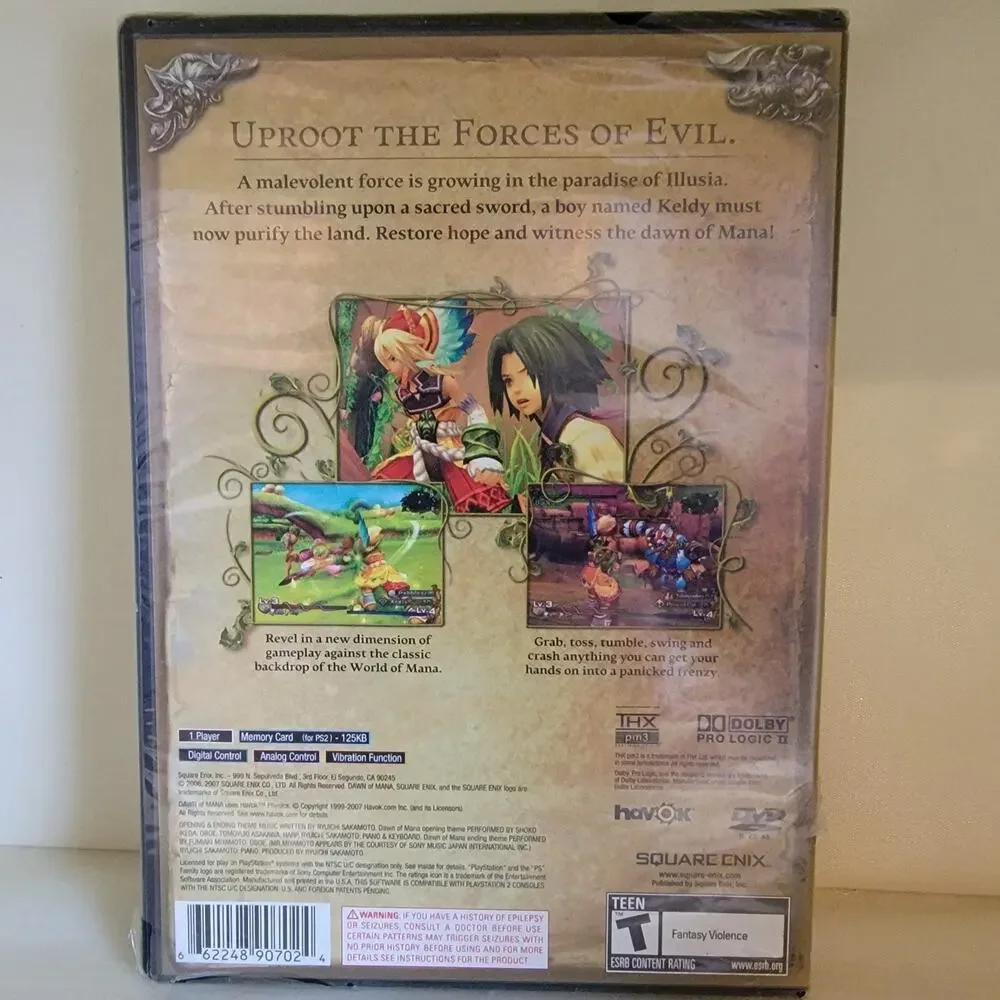 Dawn Of Mana - Sony Playstation 2 Brand New (Sealed)